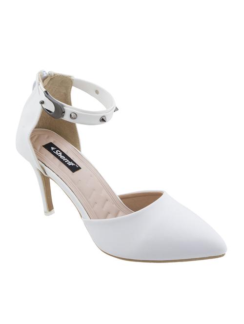 white closed back sandals - 16858204 - Very Small Image - 1