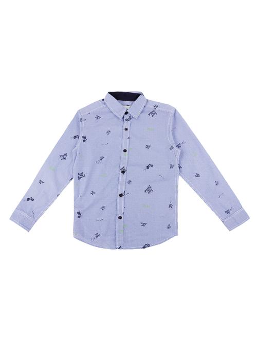 light blue cotton shirt - 16858784 - Standard Image - 1