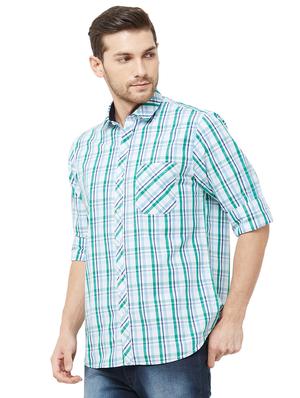 multi color checkered casual shirt - 16859053 - Standard Image - 2