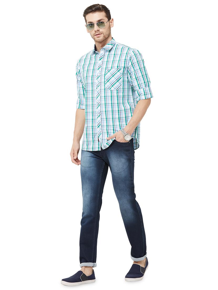 multi color checkered casual shirt - 16859053 - Zoom Image - 4
