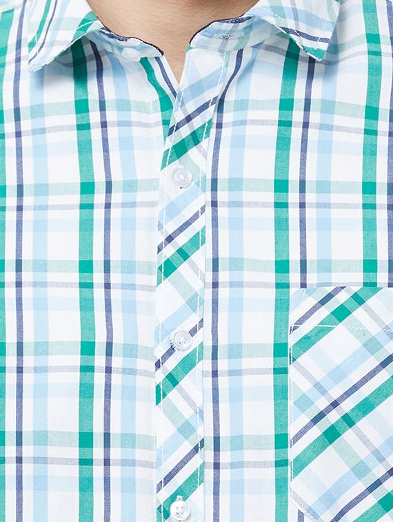 multi color checkered casual shirt - 16859053 - Zoom Image - 5