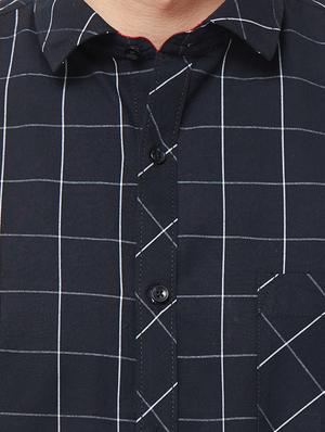black checkered casual shirt - 16859054 - Standard Image - 5