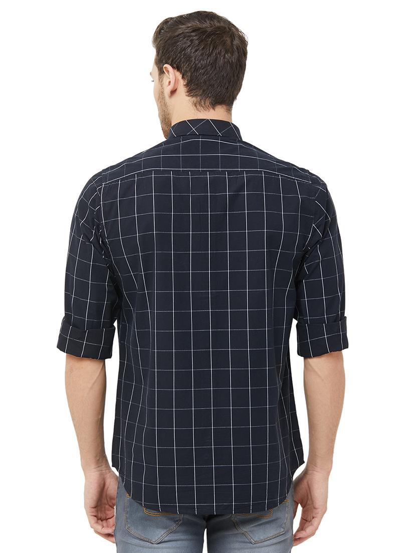 black checkered casual shirt - 16859054 - Zoom Image - 3
