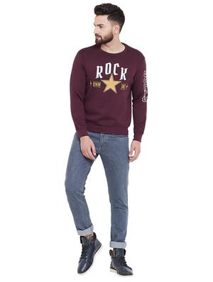 brown chest printed sweatshirt - 16859351 - Standard Image - 4