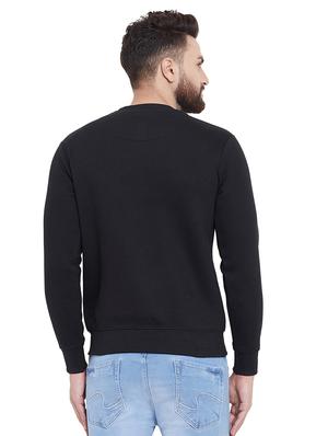 black fleece chest printed sweatshirt - 16859352 - Standard Image - 3