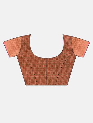 ethnic motif kanjivaram saree with blouse - 16859702 - Standard Image - 3