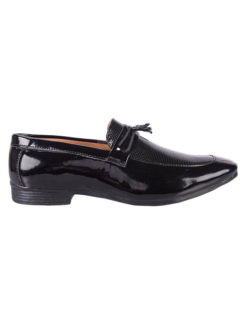 black patent leather slip ons - 16860337 - Zoom Image - 3