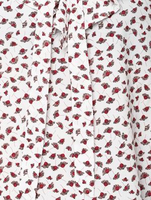 tie up neck floral top - 16861054 - Standard Image - 4