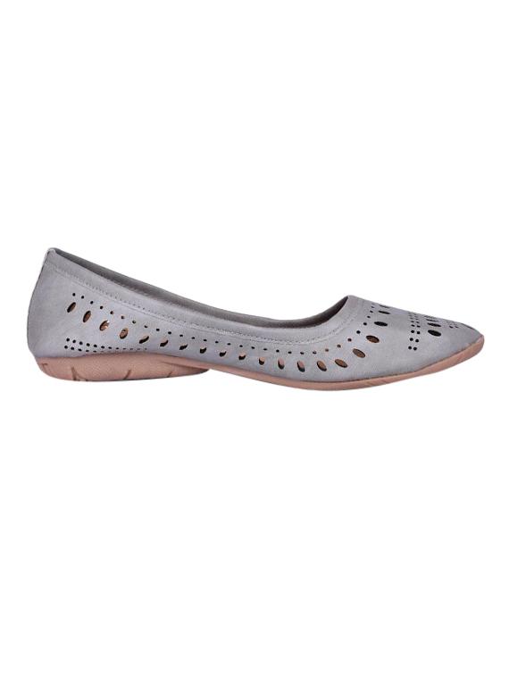 grey slip on ballerinas - 16861374 - Zoom Image - 2