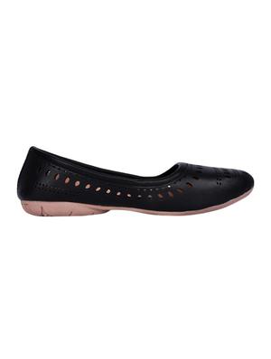 black slip on ballerinas - 16861376 - Standard Image - 2
