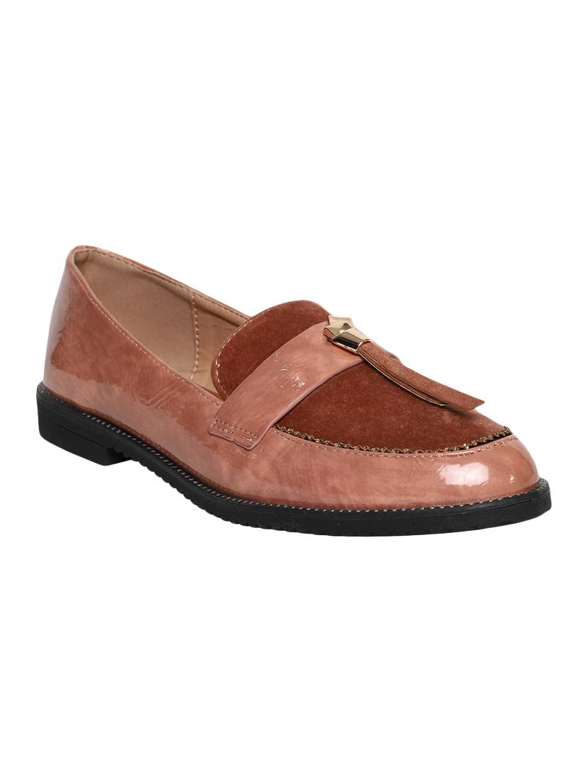 pink slip on loafers - 16861629 - Zoom Image - 1
