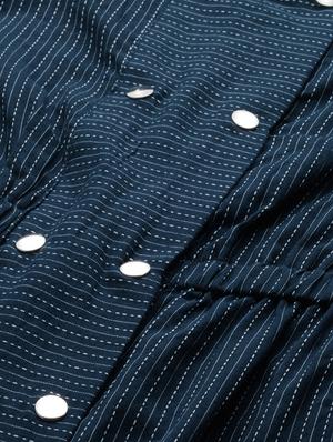 button up striped tunic - 16861835 - Standard Image - 5