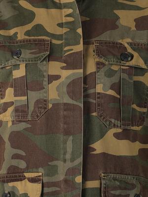 pocket patch camouflage denim jacket - 16862001 - Standard Image - 5