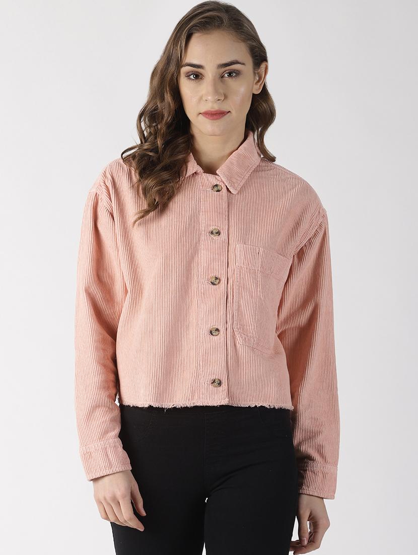 long sleeved denim jacket - 16862008 - Zoom Image - 1