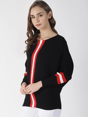 contrast ribbed nylon pullover - 16862021 - Standard Image - 2