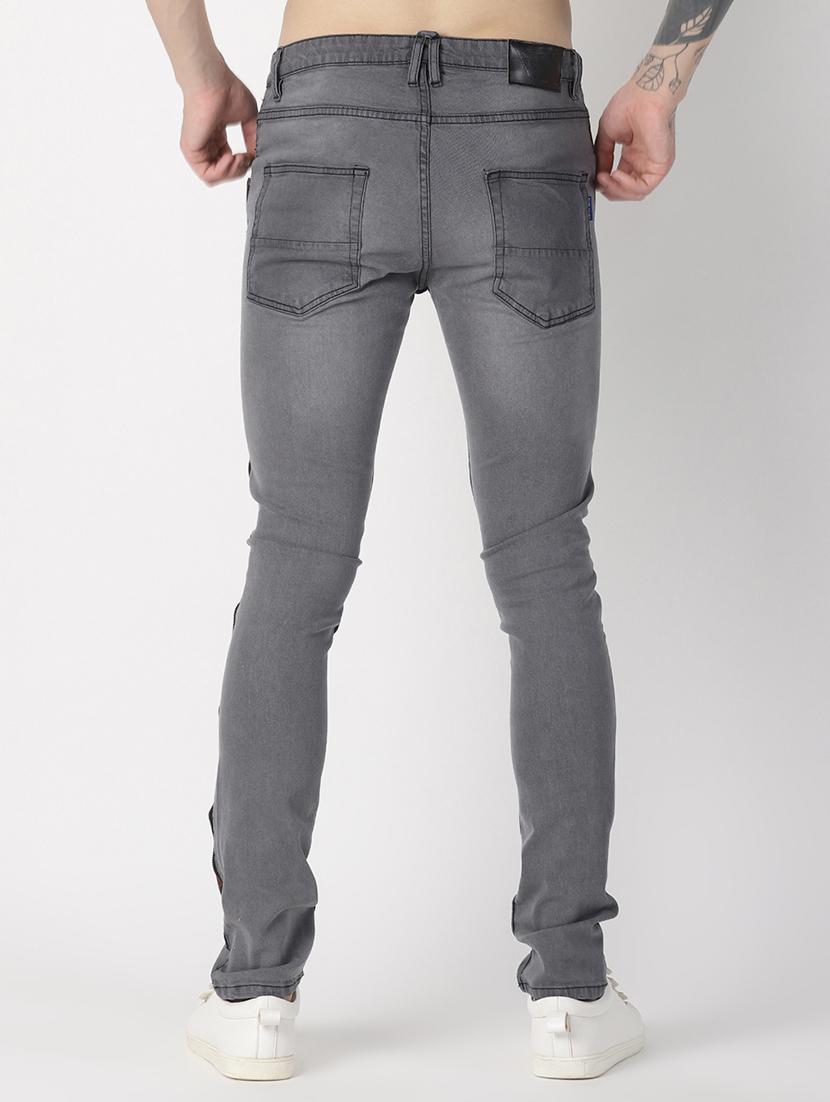 grey printed denim jeans - 16862296 - Zoom Image - 3