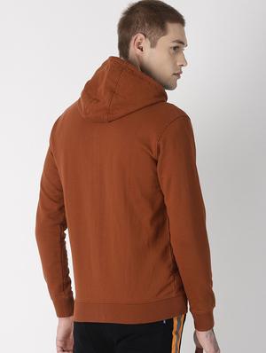brown solid sweatshirt - 16862361 - Standard Image - 3