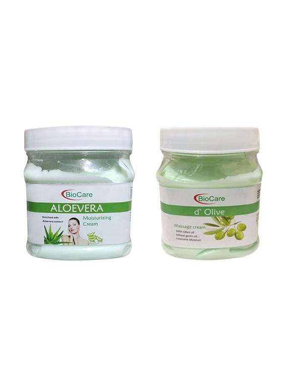 biocare aloevera cream 500gm and d olive cream 500gm - 16862952 - Zoom Image - 1