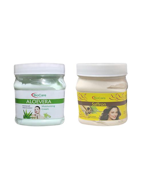 biocare aloevera cream 500gm and saffron cream 500gm - 16862962 - Standard Image - 1