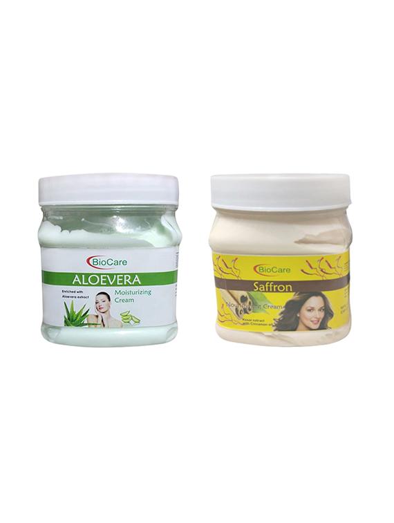 biocare aloevera cream 500gm and saffron cream 500gm - 16862962 - Zoom Image - 1