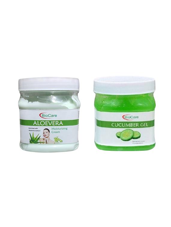 biocare aloevera cream 500gm and cucumber gel 500gm - 16862966 - Zoom Image - 1
