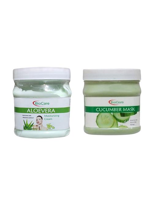 biocare aloevera cream 500gm and cucumber mask 500gm - 16862974 - Standard Image - 1