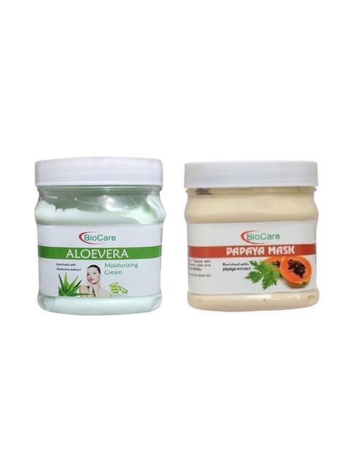 biocare aloevera cream 500gm and papaya mask 500gm - 16862978 - Standard Image - 1