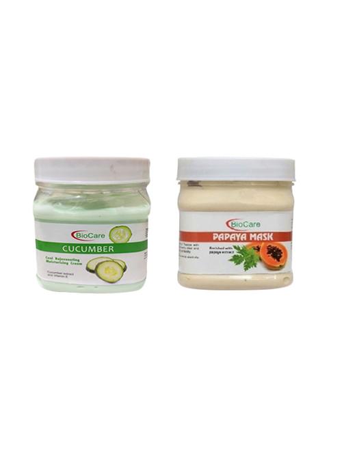 biocare cucumber cream 500gm and papaya mask 500gm - 16863037 - Standard Image - 1