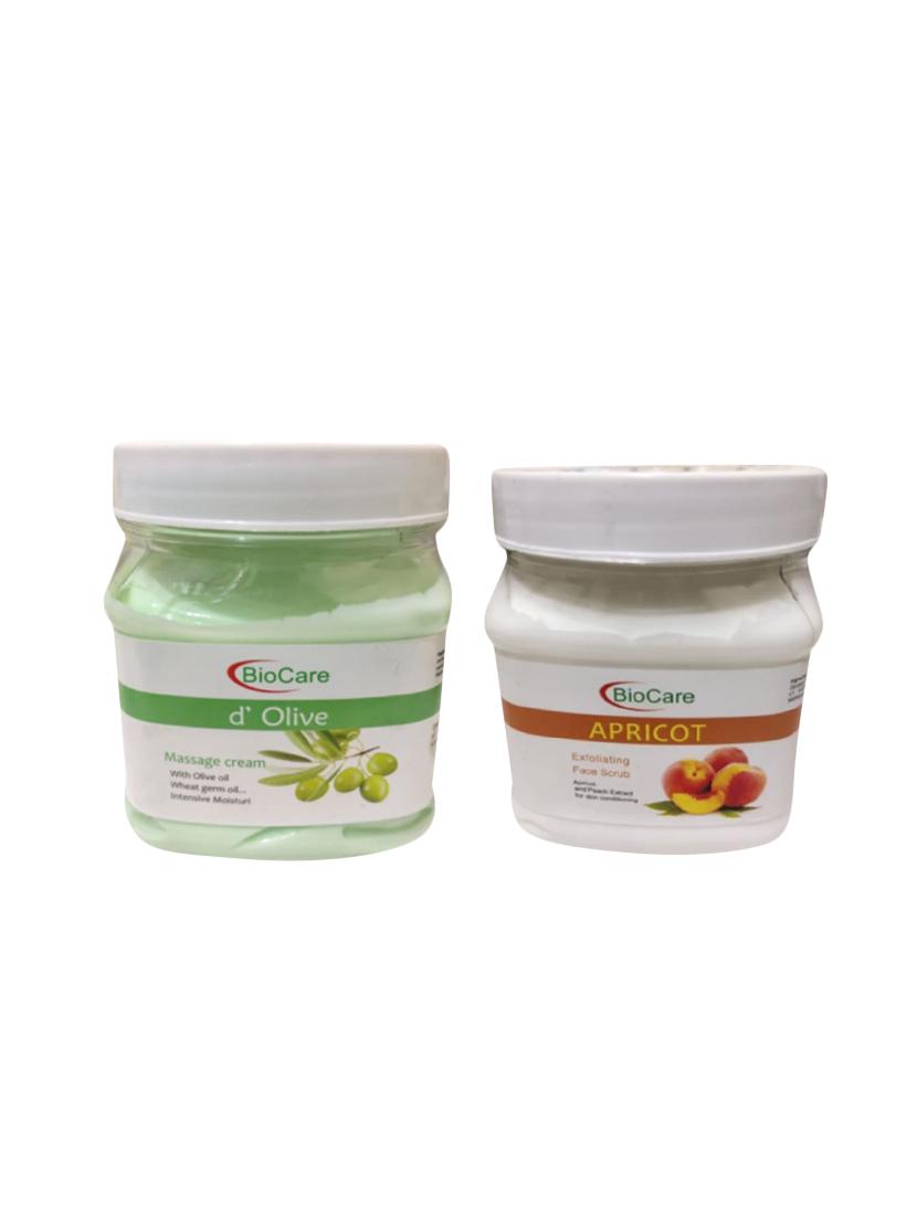 biocare d olive cream 500gm and apricot scrub 500gm - 16863043 - Zoom Image - 1