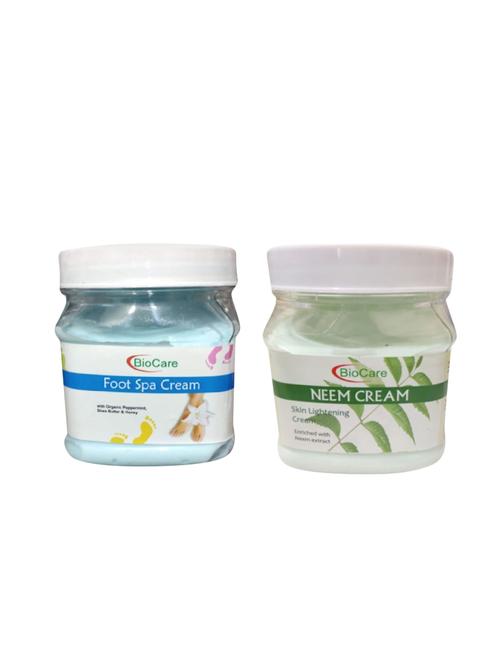 biocare foot spa cream 500gm and neem cream 500gm - 16863067 - Standard Image - 1