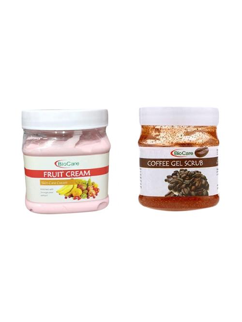 biocare fruit cream 500gm and coffee gel srub gel 500gm - 16863075 - Standard Image - 1