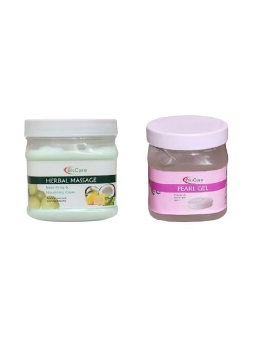 biocare herbal massage cream 500gm and pearl gel 500gm - 16863083 - Standard Image - 1