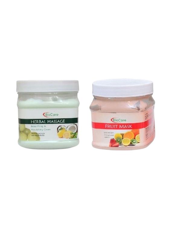 biocare herbal massage cream 500gm and fruit mask 500gm - 16863088 - Zoom Image - 1