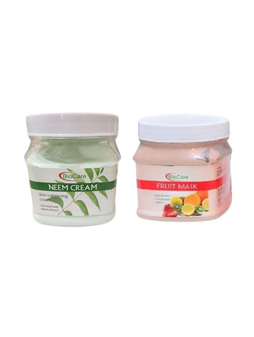 biocare neem cream 500gm and fruit mask 500gm - 16863089 - Standard Image - 1