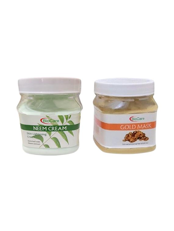 biocare neem cream 500gm and gold mask 500gm - 16863090 - Zoom Image - 1
