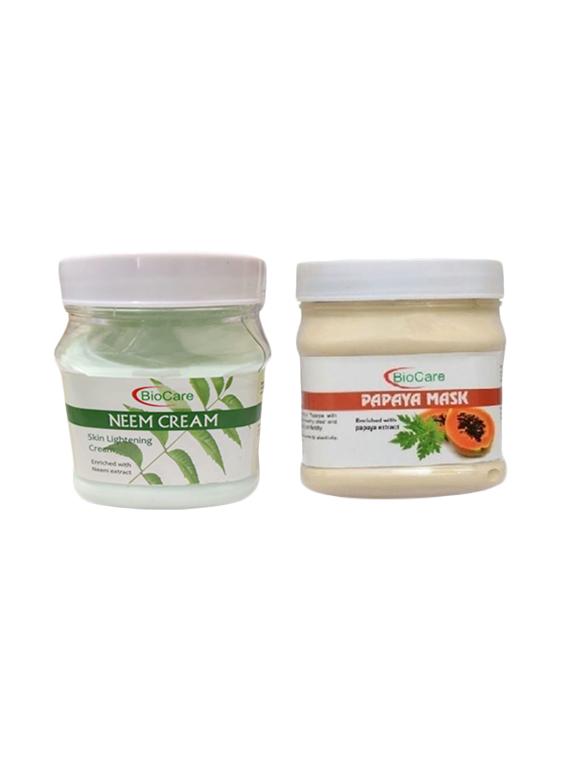 biocare neem cream 500gm and papaya mask 500gm - 16863091 - Zoom Image - 1