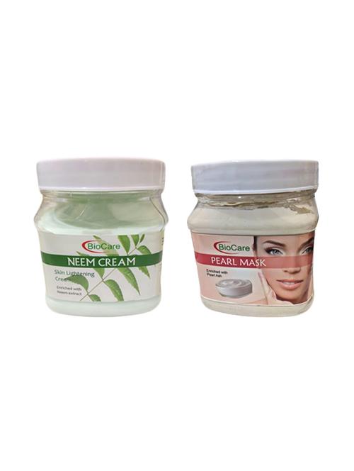 biocare neem cream 500gm and pearl mask 500gm - 16863092 - Standard Image - 1