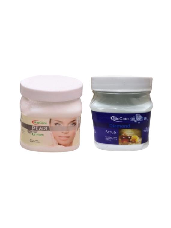 biocare pearl cream 500gm and diamond scrub 500gm - 16863103 - Zoom Image - 1