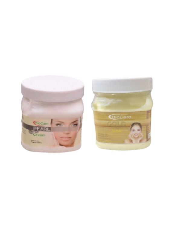 biocare pearl cream 500gm and gold scrub 500gm - 16863106 - Zoom Image - 1