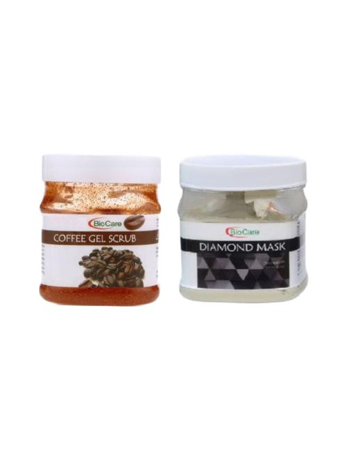 biocare coffee gel srub gel 500gm and diamond mask 500gm - 16863131 - Standard Image - 1