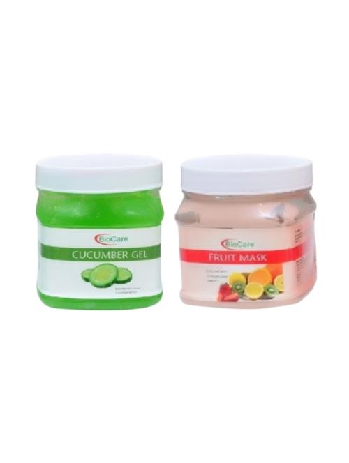 biocare cucumber gel 500gm and fruit mask 500gm - 16863133 - Standard Image - 1