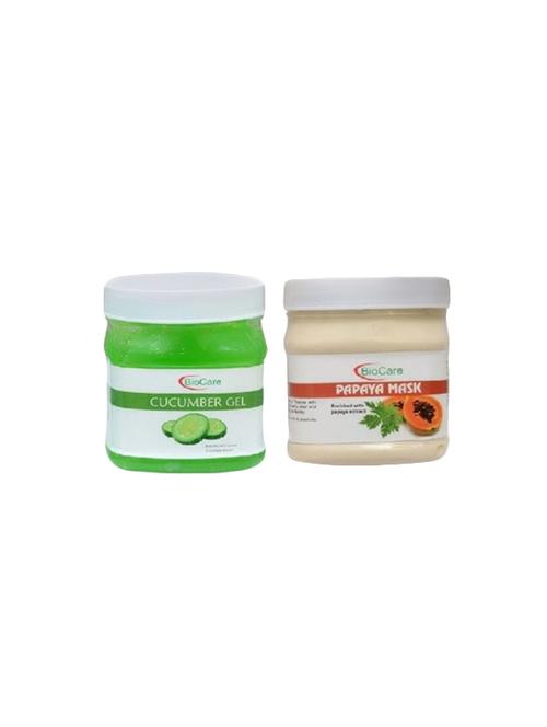 biocare cucumber gel 500gm and papaya mask 500gm - 16863135 - Standard Image - 1
