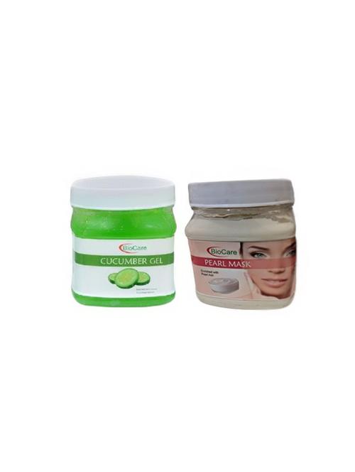 biocare cucumber gel 500gm and pearl mask 500gm - 16863136 - Standard Image - 1