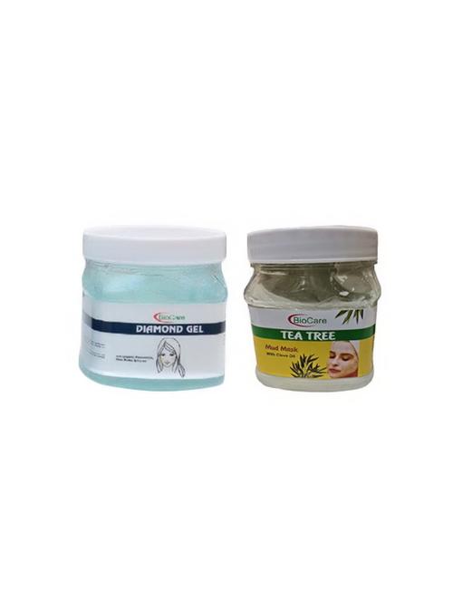 biocare diamond gel 500gm and tea tree mud mask 500gm - 16863139 - Standard Image - 1