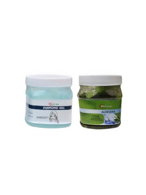 biocare diamond gel 500gm and aloevera scrub 500gm - 16863140 - Standard Image - 1