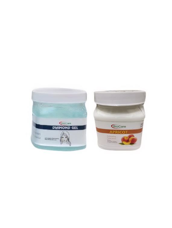 biocare diamond gel 500gm and apricot scrub 500gm - 16863141 - Zoom Image - 1