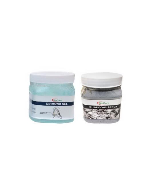 biocare diamond gel 500gm and charcoal scrub 500gm - 16863143 - Standard Image - 1