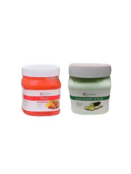 biocare fruit gel 500gm and cucumber scrub 500gm - 16863146 - Standard Image - 1