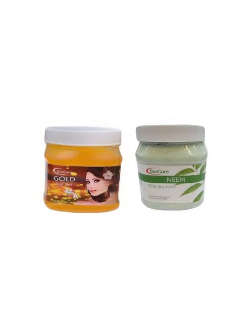 biocare gold gel 500gm and neem scrub 500gm - 16863154 - Standard Image - 1