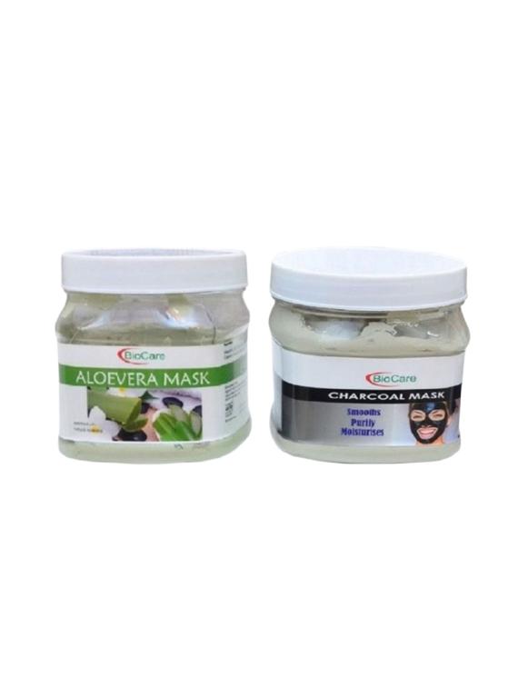 biocare aloevera mask 500gm and charcoal mask 500gm - 16863163 - Zoom Image - 1